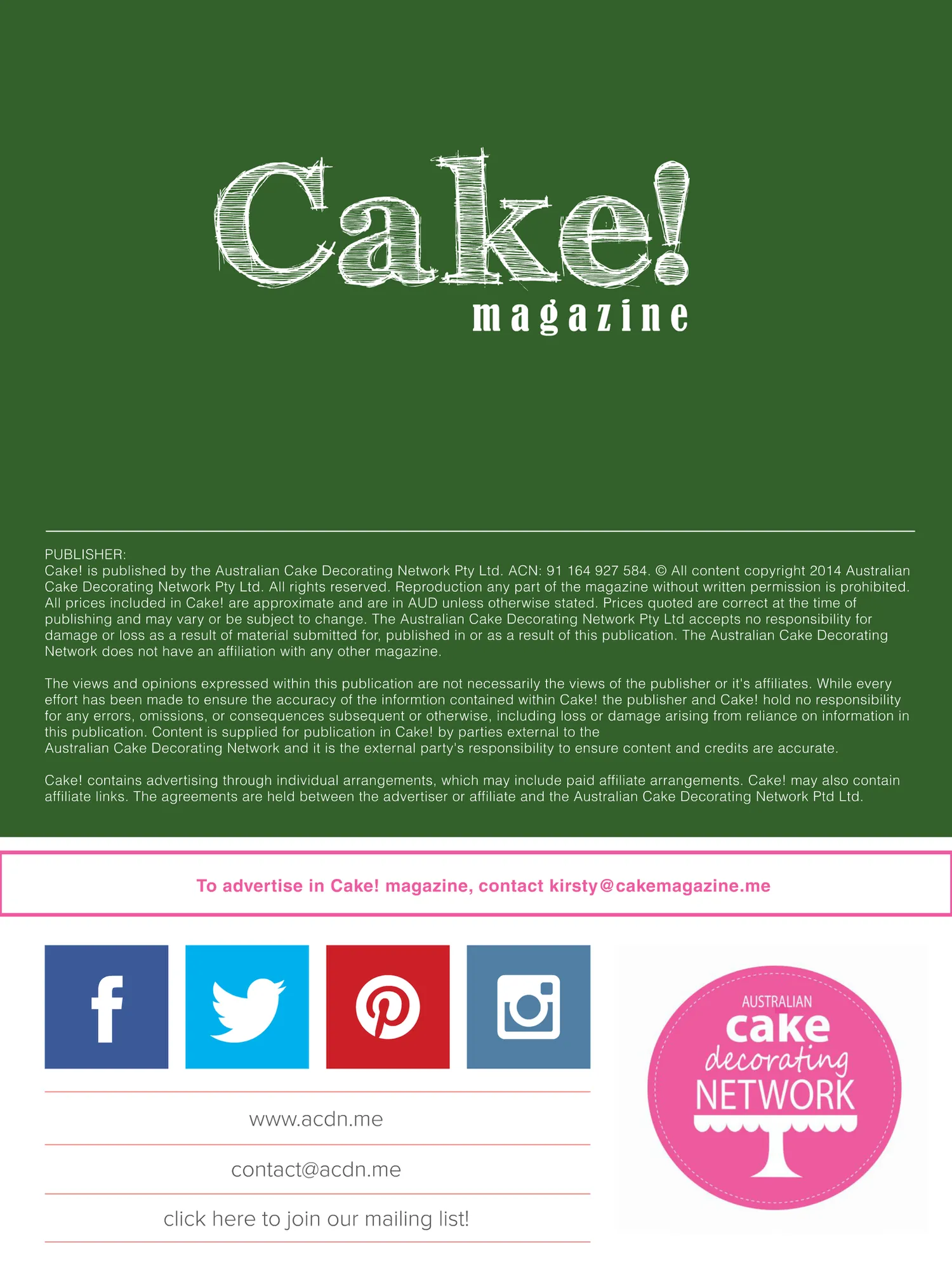 Magazine page 2